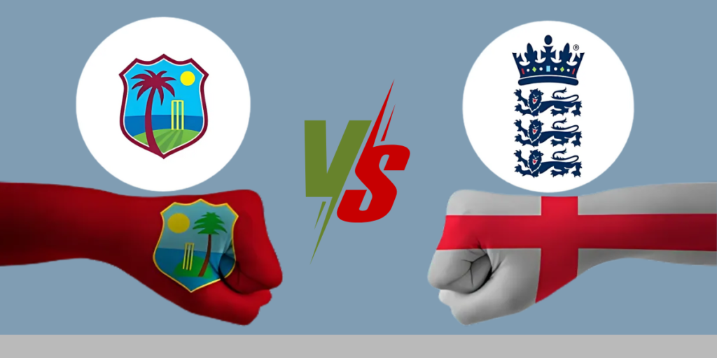 England Cricket Team vs West Indies Cricket Team Timeline