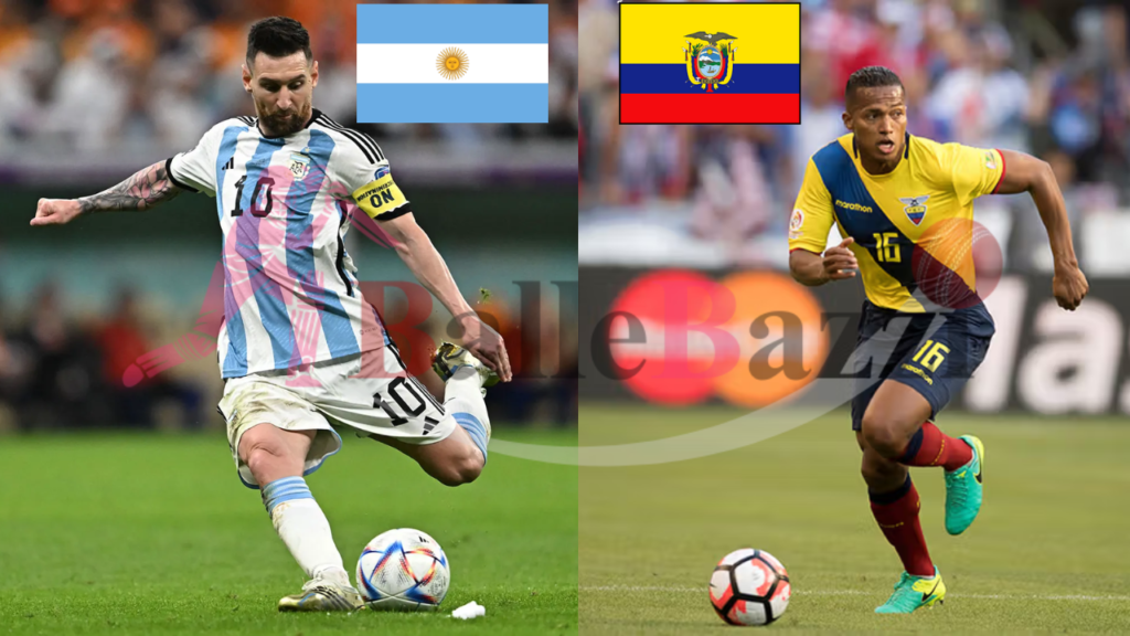 Argentina National Football Team vs Ecuador National Football Team Timeline