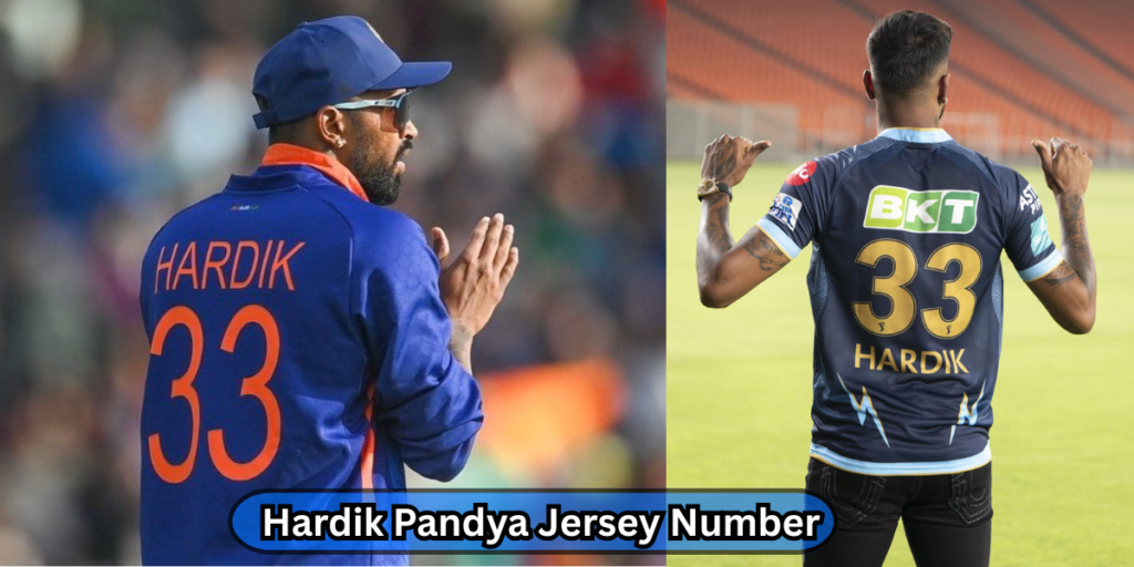 Hardik Pandya Jersey Number