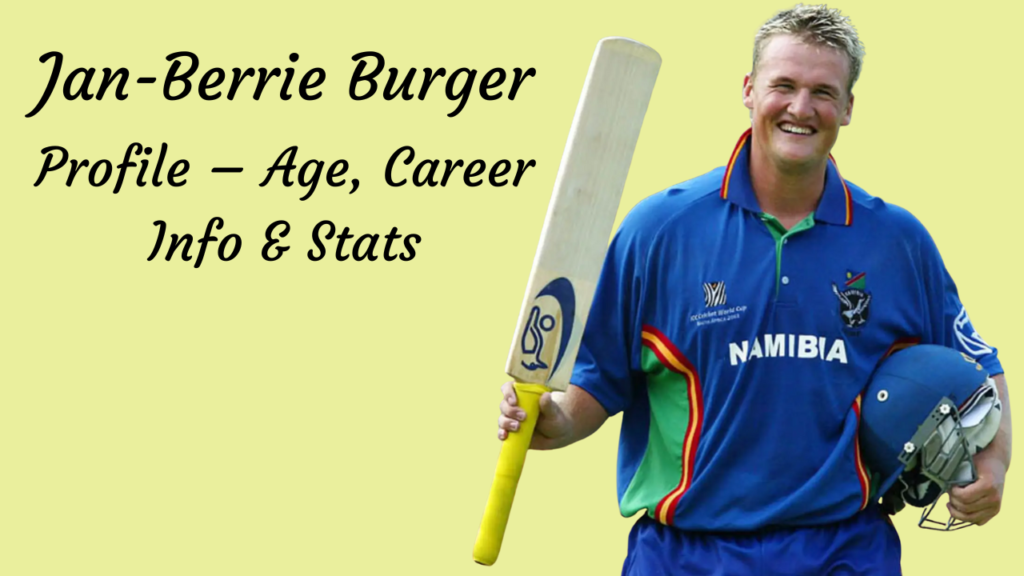 Jan-Berrie Burger Profile – Age, Career Info & Stats