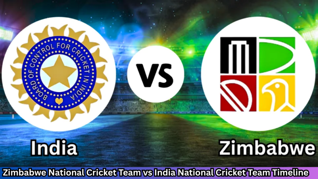 Zimbabwe National Cricket Team vs India National Cricket Team Timeline