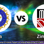 Zimbabwe National Cricket Team vs India National Cricket Team Timeline