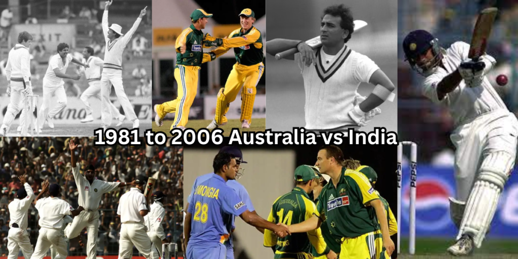 1981 to 2006: Sustained Control of the Aussies