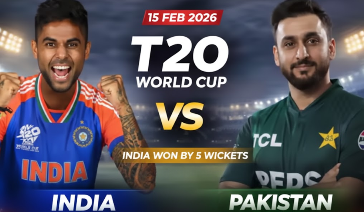 India vs Pakistan T20 World Cup Scorecard 2026