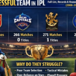 Unsuccessful Team in IPL