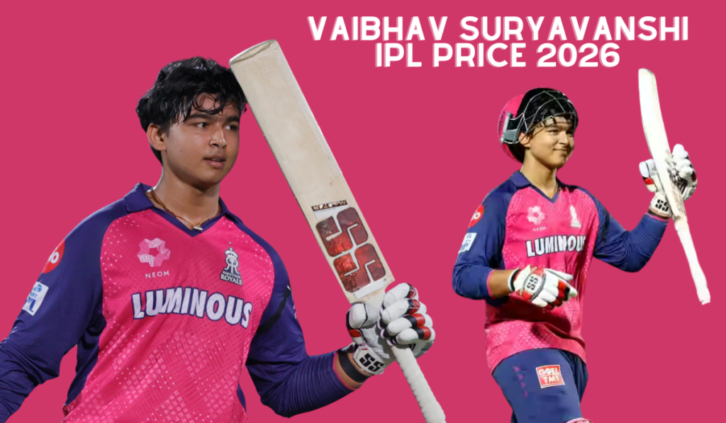Vaibhav Suryavanshi IPL Price 2026
