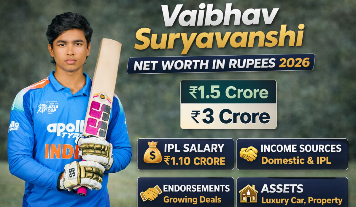 Vaibhav Suryavanshi Net Worth