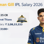 shubman gill ipl salary