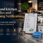Cafe and Kitchen Supplies and Cleaning Verification