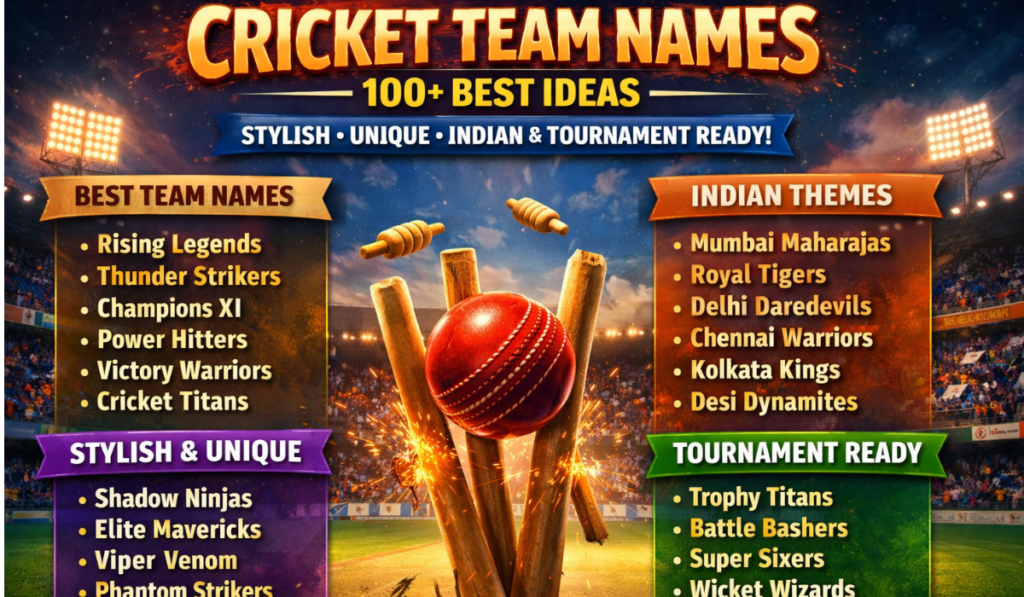 Cricket Team Names