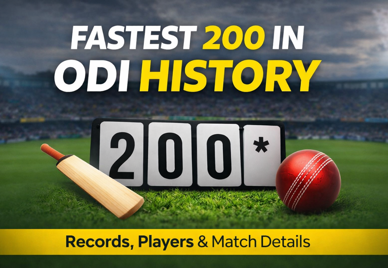 Fastest 200 in ODI