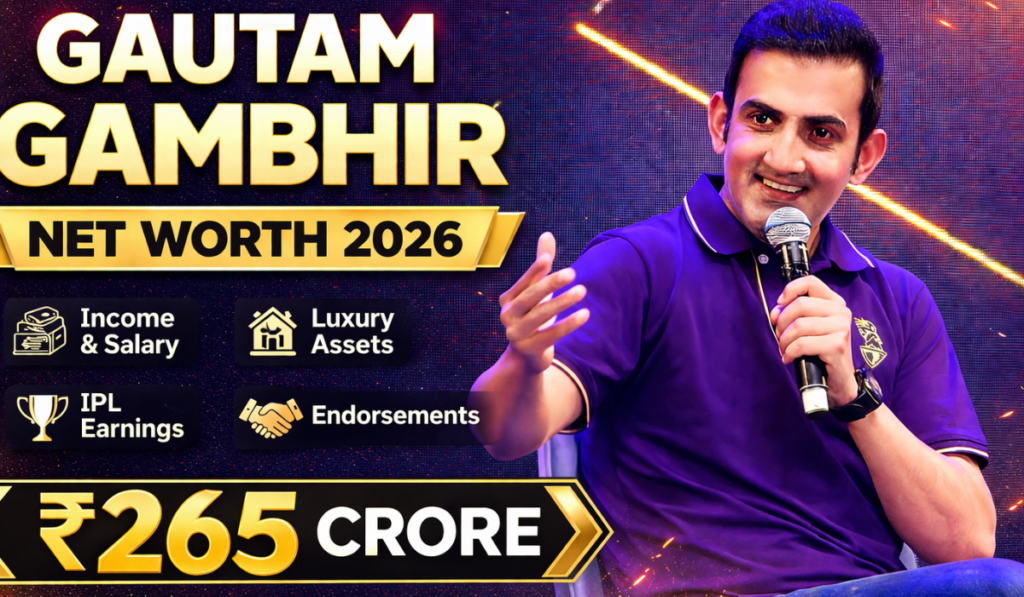 Gautam Gambhir Net Worth
