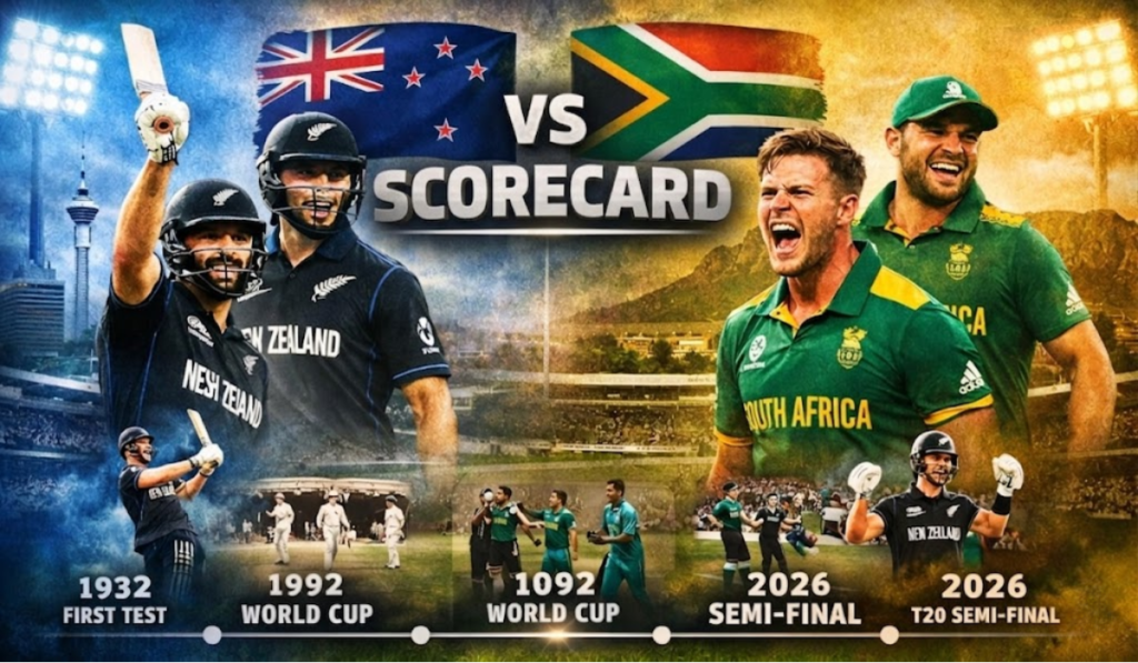 New Zealand National Cricket Team vs South Africa National Cricket Team Scorecard