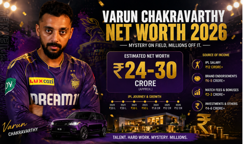 Varun Chakravarthy Net Worth