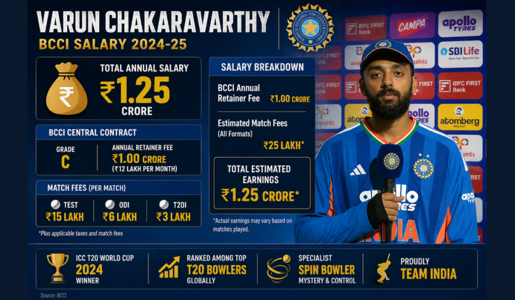 Varun Chakravarthy Net Worth