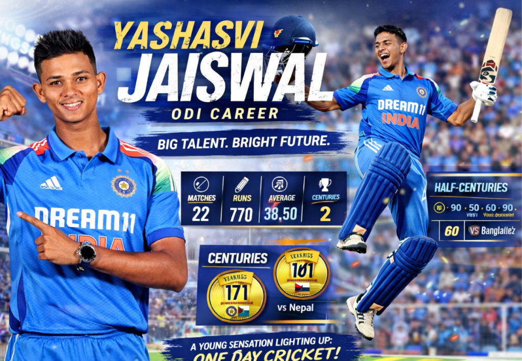 Yashasvi Jaiswal Total Centuries