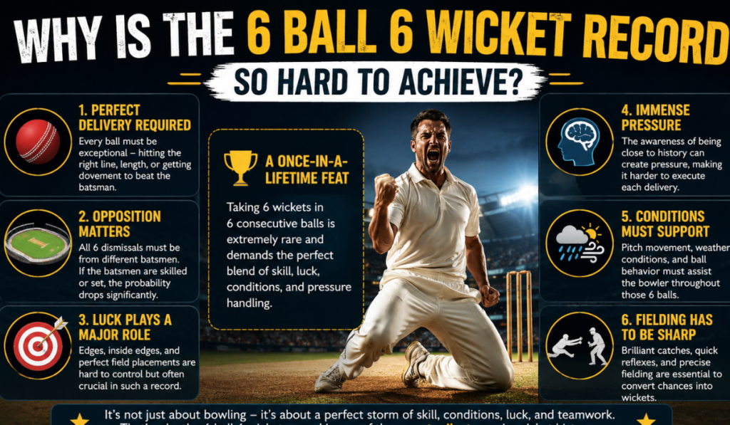 6 Ball 6 Wicket Record List