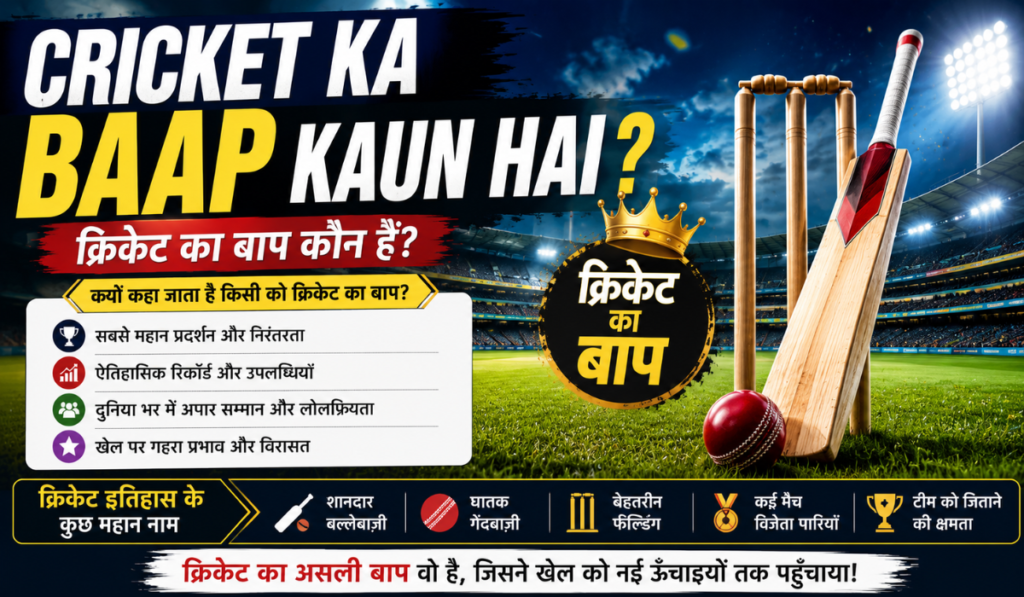 Cricket Ka Baap Kaun Hai