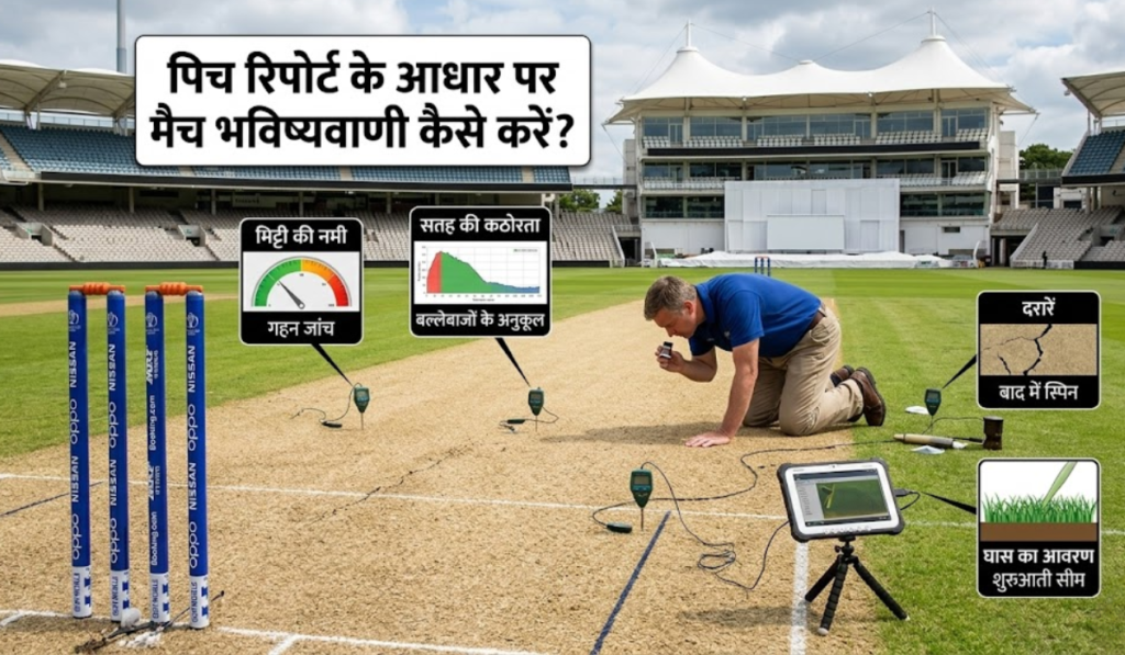 पिच रिपोर्ट आज मैच भविष्यवाणी