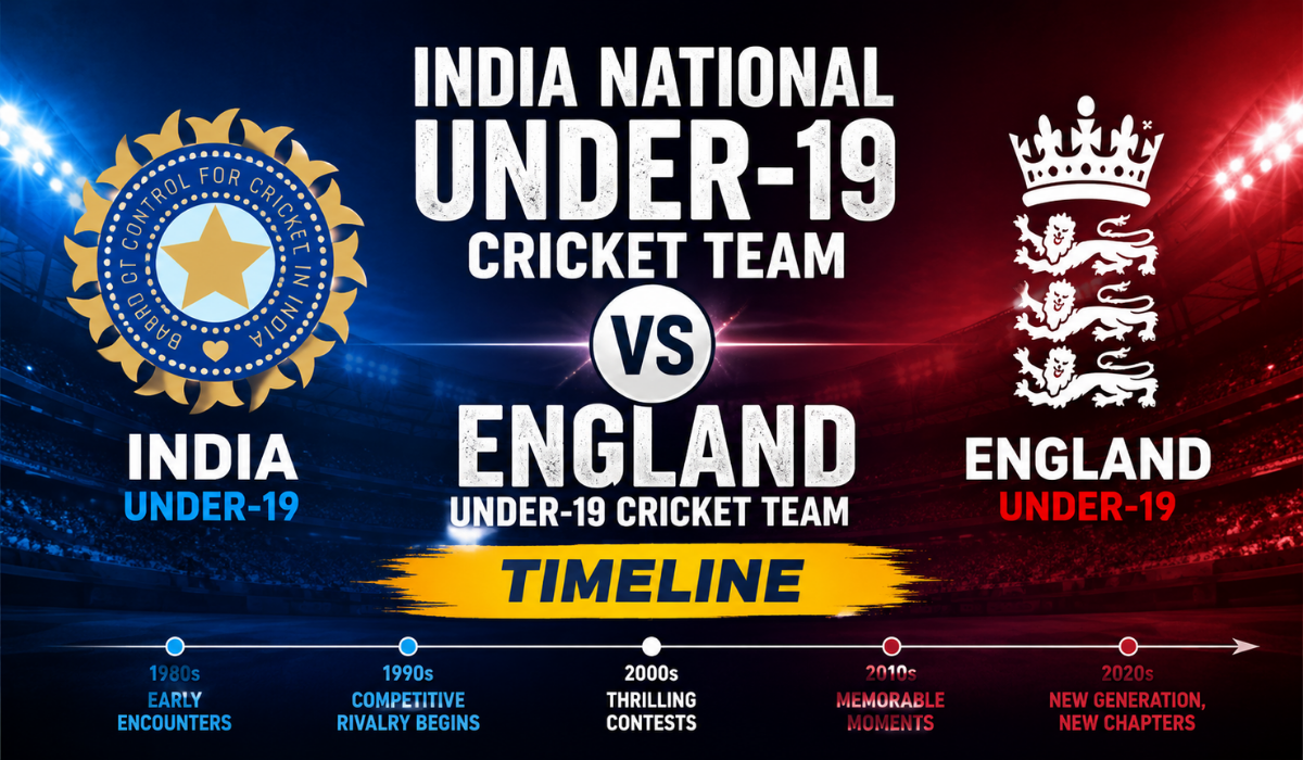 India National Under-19 Cricket Team vs England Under-19 Cricket Team Timeline