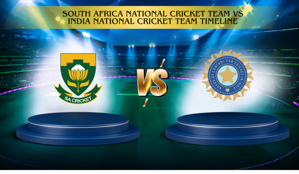 South Africa National Cricket Team vs India National Cricket Team Timeline