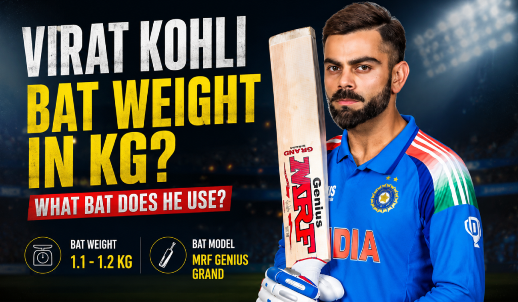Virat Kohli Bat Weight in kg