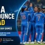 India Announce Squad for 2026 Asian Games