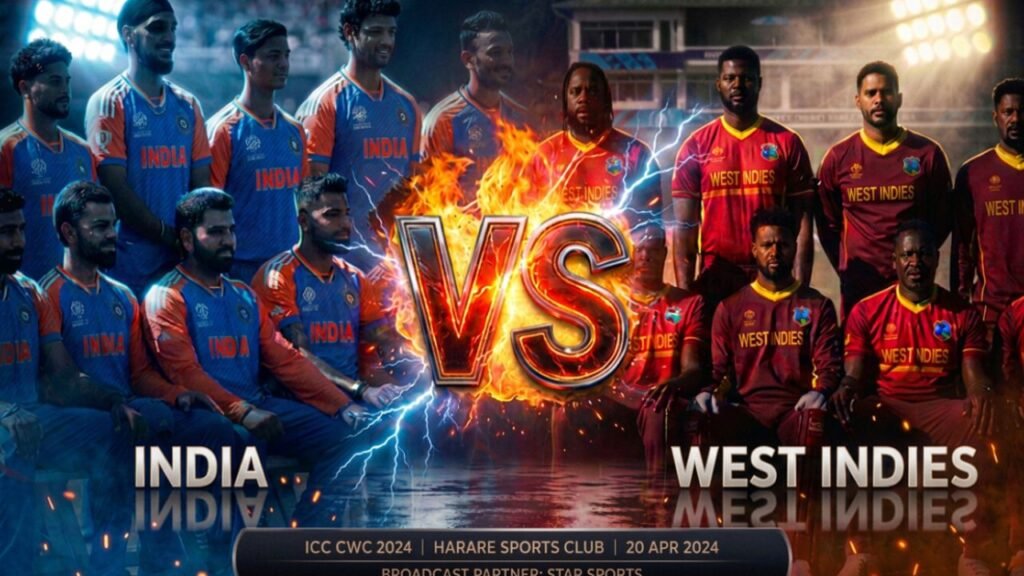 India National Cricket Team vs West Indies Cricket Team Match Scorecard